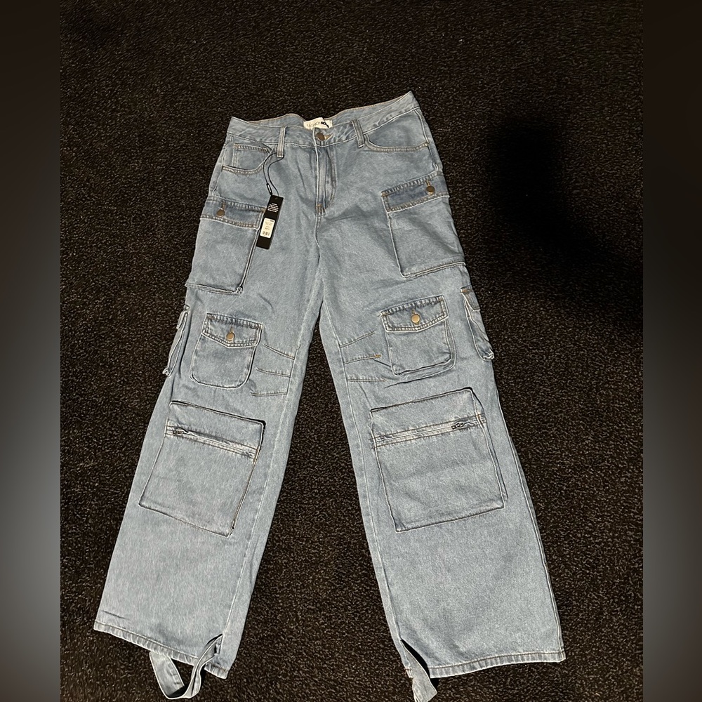 Fashion nova Billie cargo jeans